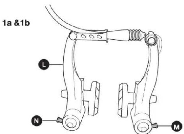 Westbeach Bio-Hazard 01 - Adjusting V-Brake Spring Tension - 1