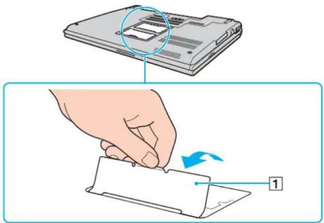 SONY Vaio VGN-SZ4MN - Removing and Installing a Memory Module - 2