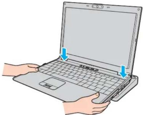 SONY Vaio VGN-SZ4MN - Attaching Your Computer to the Docking Station - 4