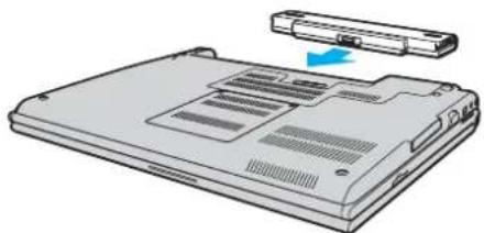 SONY Vaio VGN-SZ4MN - Installing the Battery Pack - 2