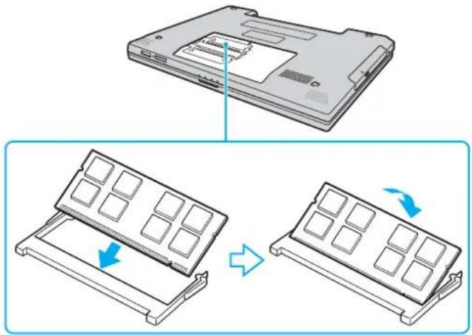 SONY Vaio VGN-N31S - Removing and Installing a Memory Module - 3