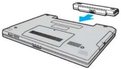 SONY Vaio VGN-N31S - Installing the Battery Pack - 2