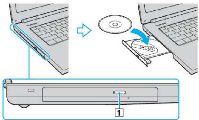 SONY Vaio VGN-N21Z - Using the Optical Disc Drive - 1
