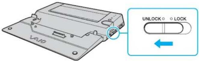 SONY Vaio VGN-BX41VN - Attaching Your Computer to the Multi Function Bay Docking Station - 3