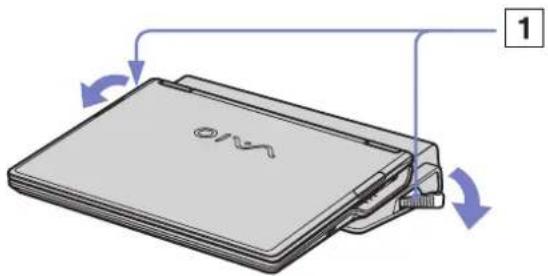 SONY Vaio PCG-Z1RMP - Disconnecting your computer from the port replicator - 1