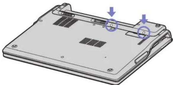 SONY Vaio PCG-Z1RMP - Changing or adding a memory module - 1