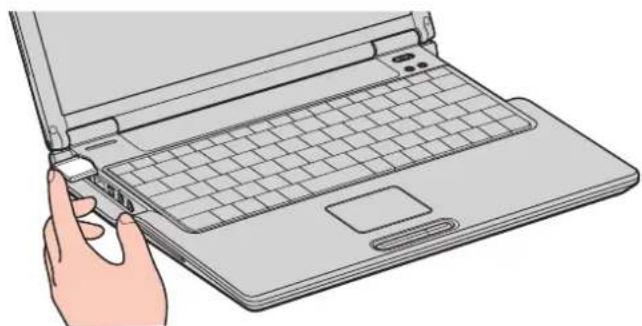 SONY Vaio PCG-Z1RMP - Inserting a Memory Stick™ - 1