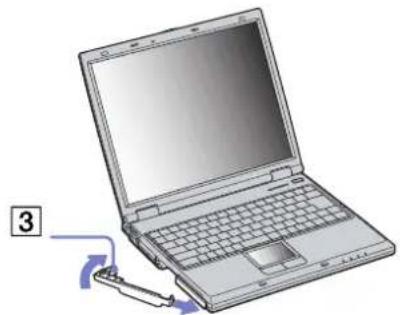 SONY Vaio PCG-GRZ615M - Inserting the second battery pack - 2