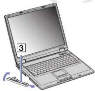SONY Vaio PCG-GRT785E - Using the second battery pack - 3