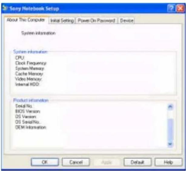 SONY Vaio PCG-GRT785E - Setting up your notebook with Sony Notebook Setup - 1
