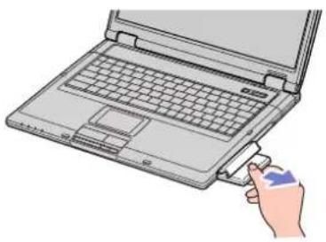 SONY Vaio PCG-GRT785E - Removing the battery pack - 1
