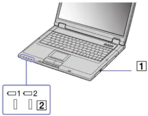 SONY Vaio PCG-GRT785E - Charging the battery pack - 1