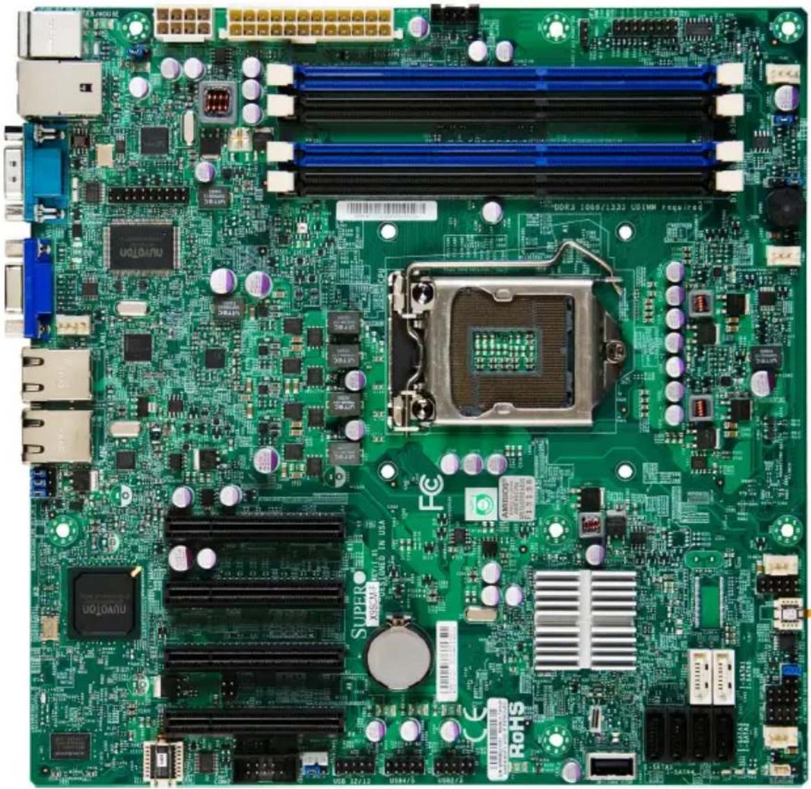 Supermicro X9SCL+-F - SMotherboard Image (X9SCM/X9SCM-F) - 1