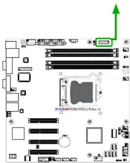 Supermicro X9SCL+-F - Front Control Panel - 2