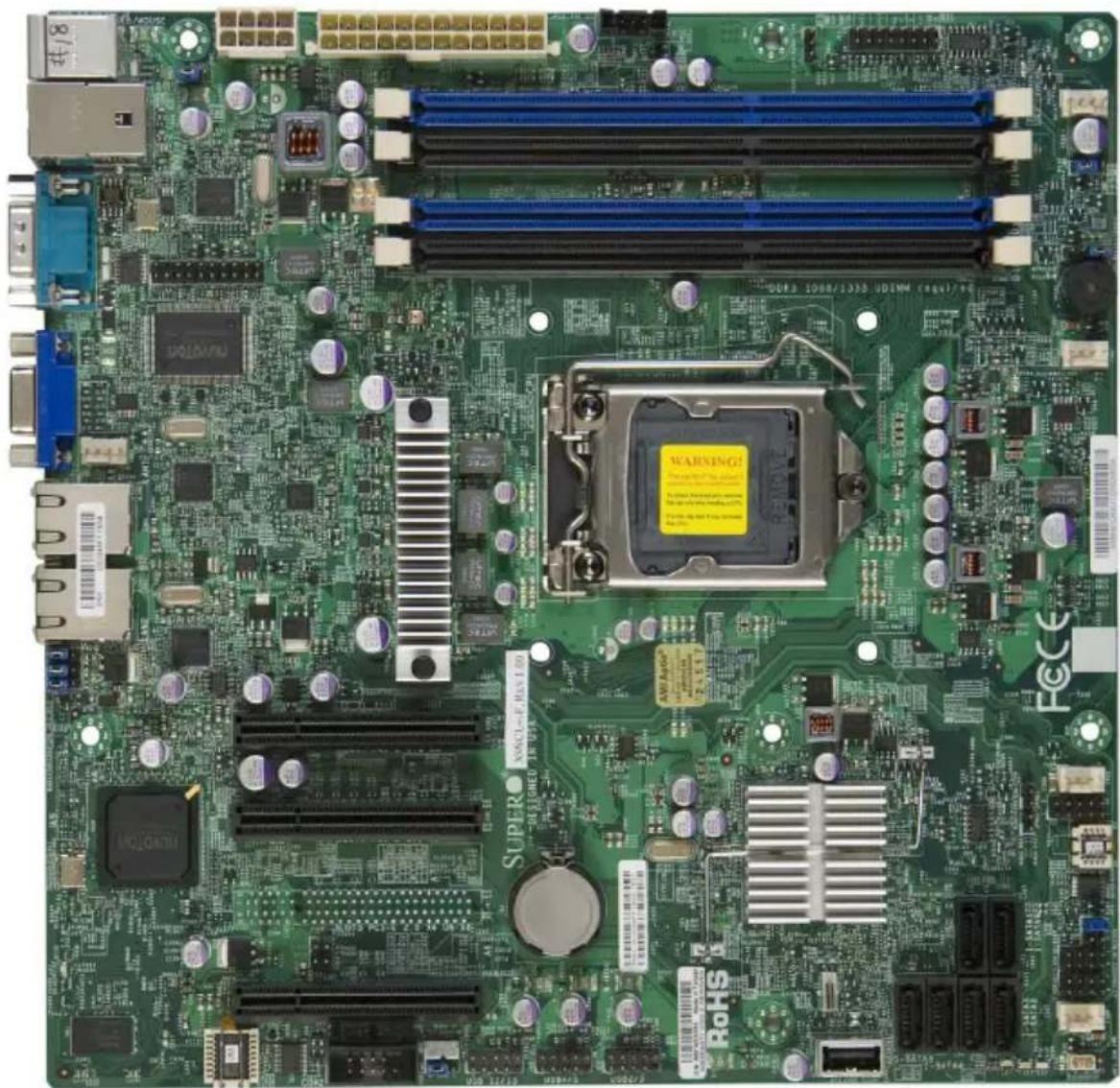 Supermicro X9SCL+-F - Motherboard Image (X9SCL+-F) - 1