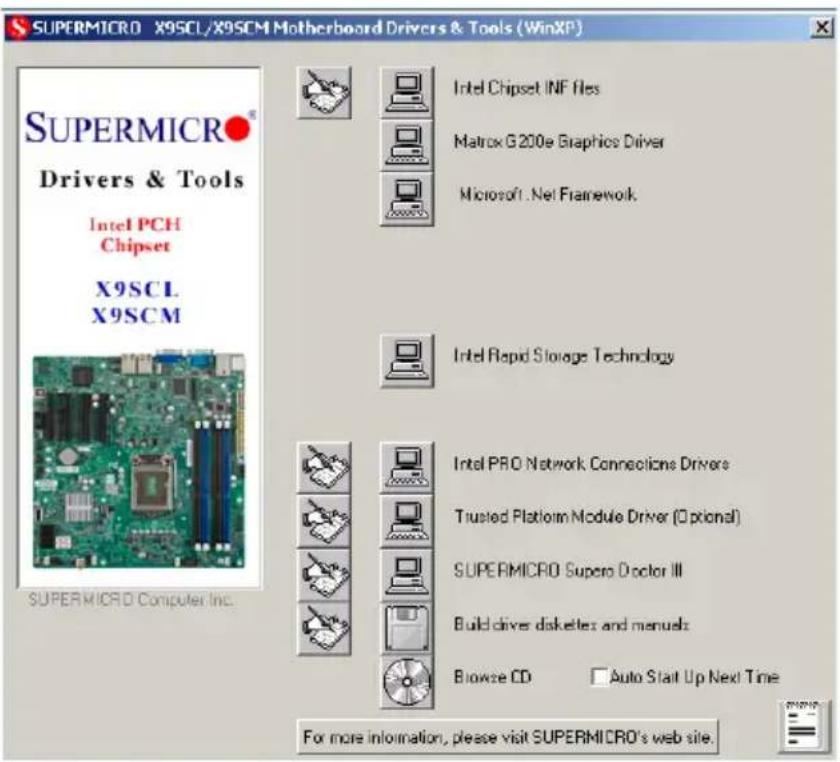 Supermicro X9SCL+-F - B-1 Installing Drivers - 1