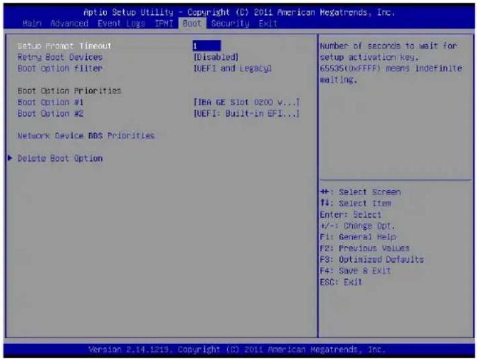 Supermicro X9SCL+-F - 4-6 Boot Settings - 1