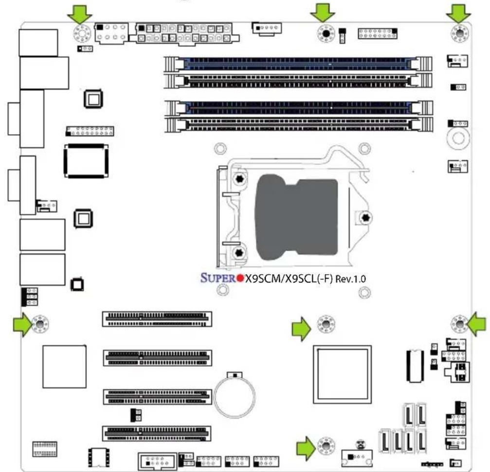 Supermicro X9SCL+-F - 2-4 Motherboard Installation - 4