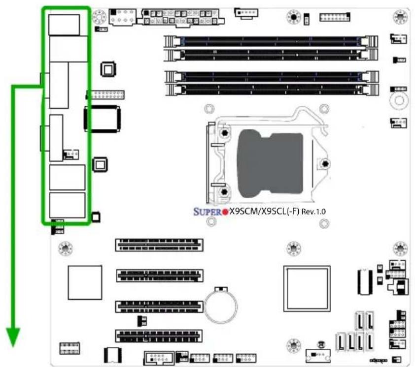 Supermicro X9SCL+-F - 2-5 Connectors/IO Ports - 1