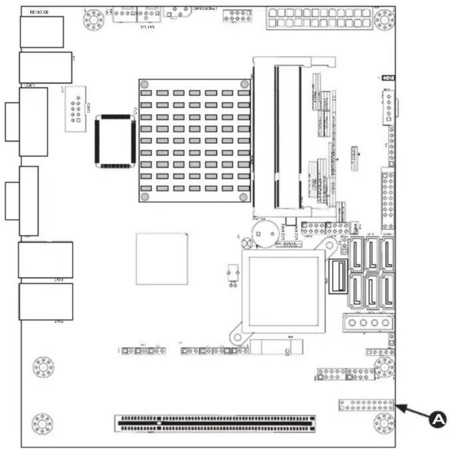 Supermicro X7SPE-H-D525 - TPM Header (X7SPE-H-D525, X7SPE-HF-D525 Only) - 2