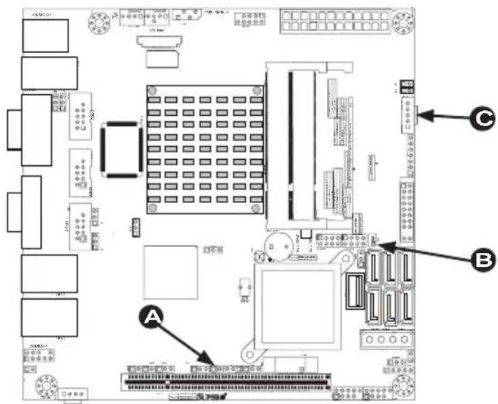 Supermicro X7SPE-H-D525 - Power SMB PC Connector - 1