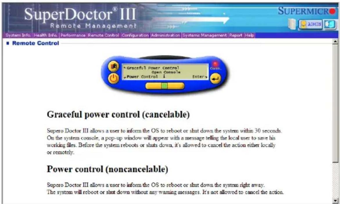 Supermicro X7SPE-H-D525 - SuperDoctor III Interface Display Screen-II (Remote Control) - 1