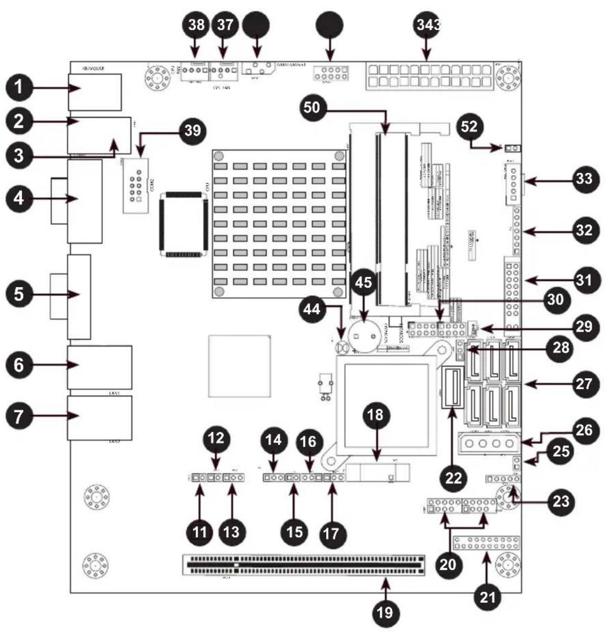 Supermicro X7SPE-H-D525 - X7SPA-L, X7SPA-H, X7SPA-HF, X7SPA-H-D525, X7SPA-HF-D525 Quick Reference - 4