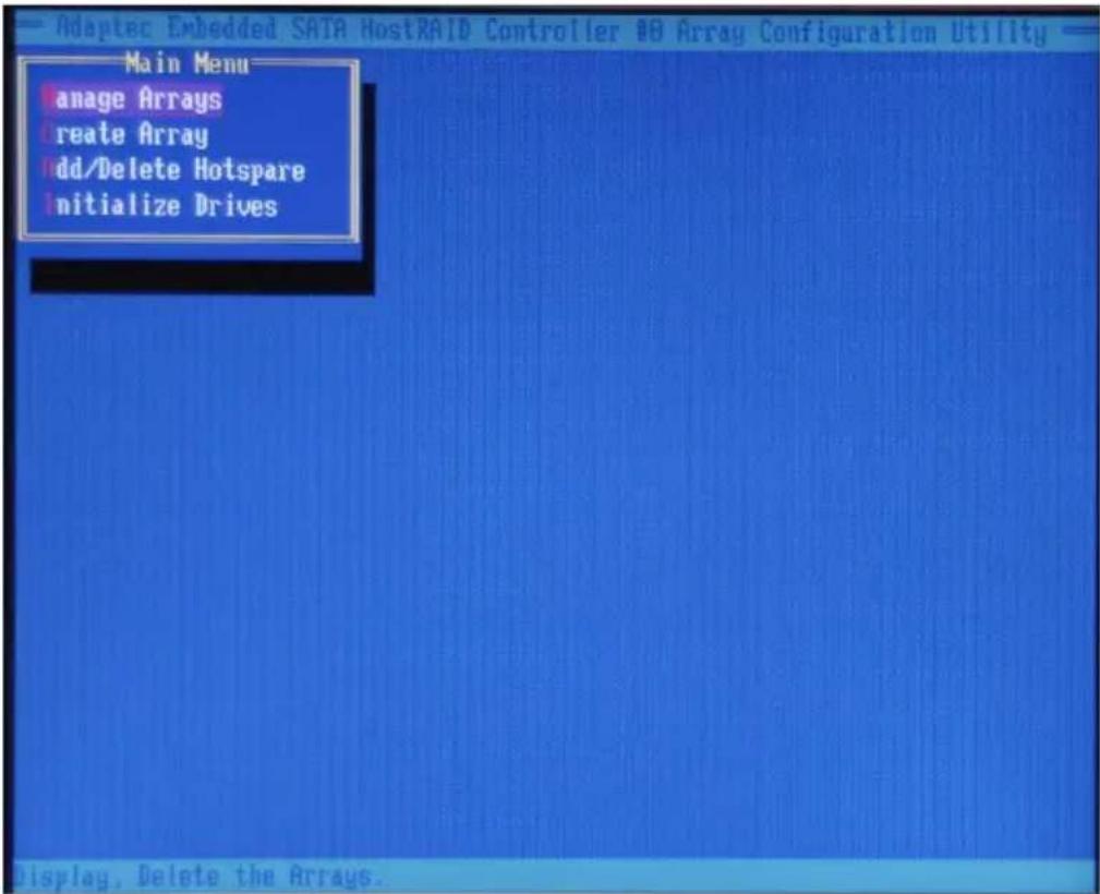 Supermicro X6DH8-G2 - To initialize drives: - 2