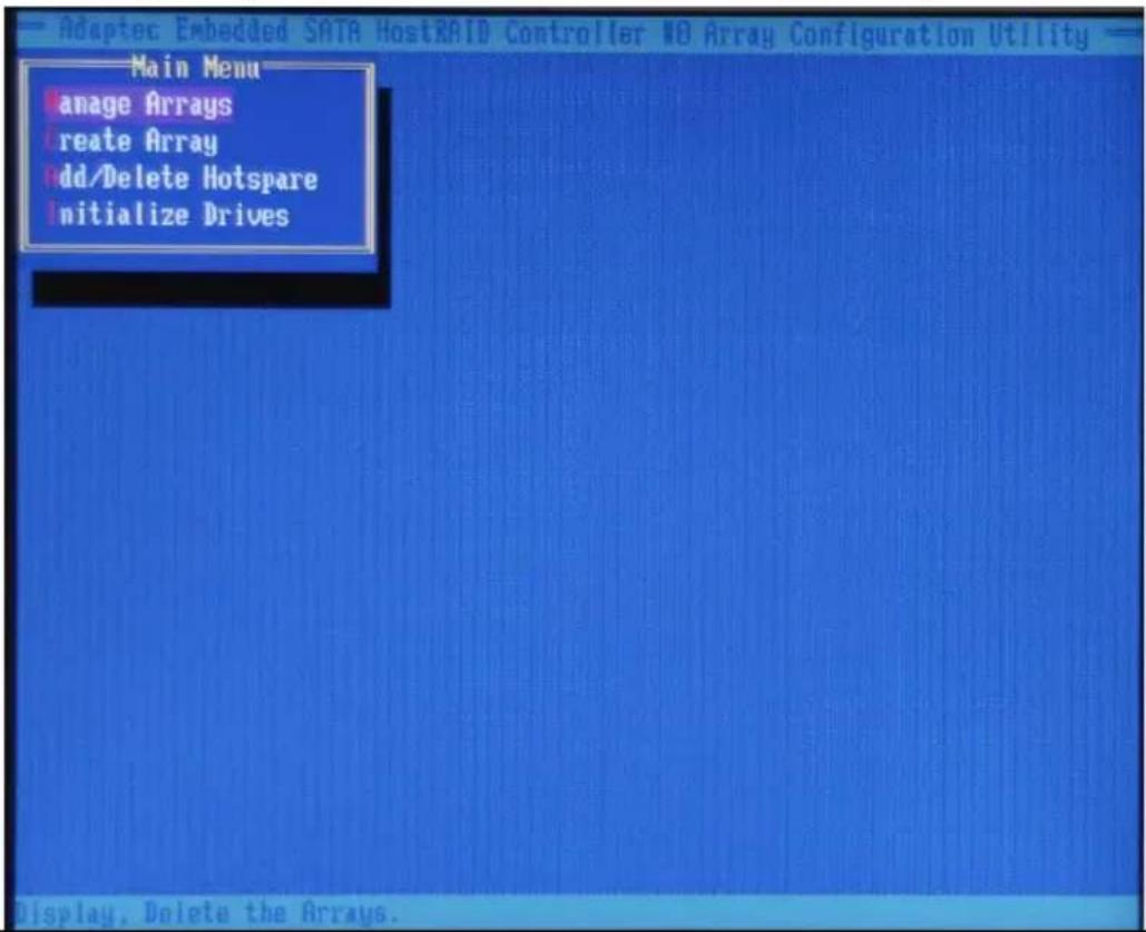 Supermicro X6DH8-G2 - Managing Arrays - 1