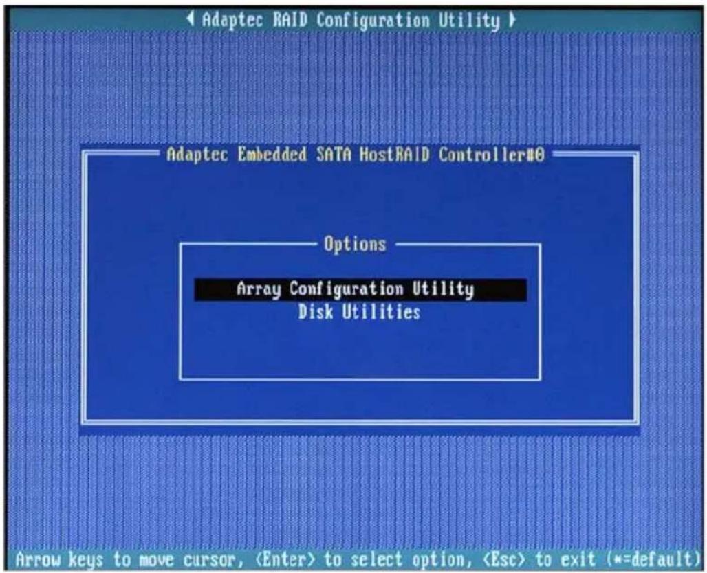 Supermicro X6DH8-G2 - To access the disk utilities: - 1