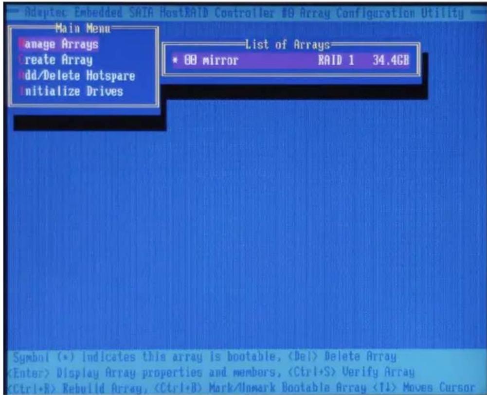 Supermicro X6DH8-G2 - Adding a Bootable Array - 1