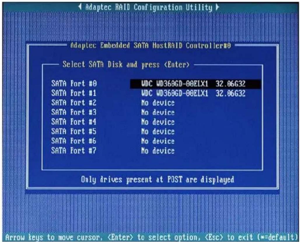 Supermicro X6DH8-G2 - To access the disk utilities: - 3