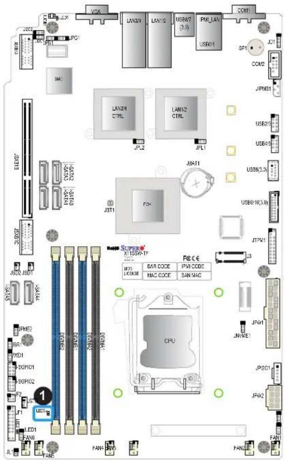 Supermicro X11SSW-4TF - Standby Power LED - 1