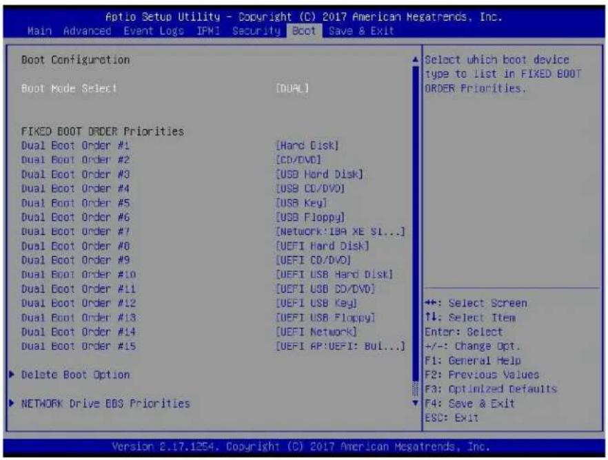 Supermicro X11SSW-4TF - Boot - 1