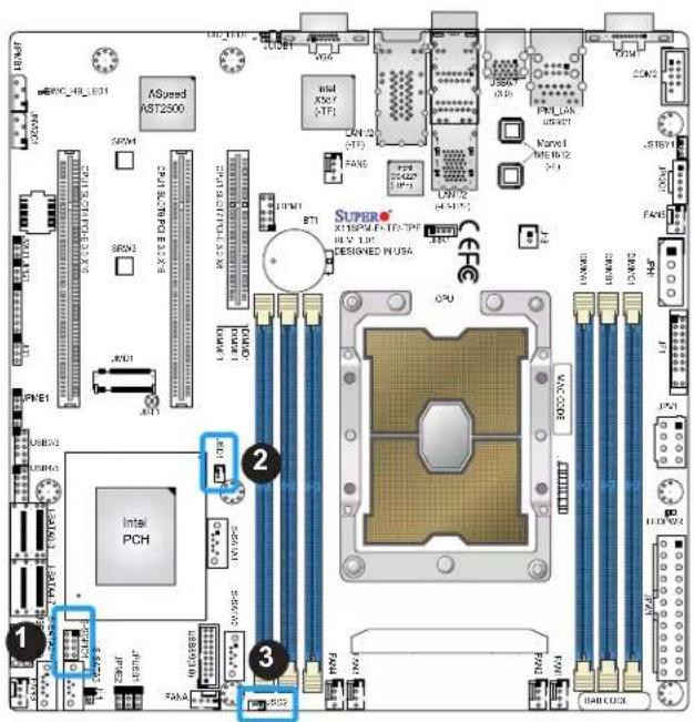 Supermicro X11SPM-TF - Disk-On-Module Power Connector - 1