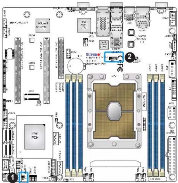 Supermicro X11SPM-TF - Intel RAID Key Header - 1