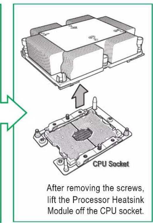 Supermicro X11SPM-TF - Removing the Processor Heatsink Module - 2