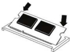Supermicro X11SBA-LN4F/F - Installing a SO-DIMM Module into a Horizontal Socket - 2