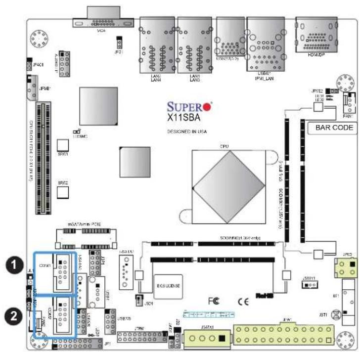 Supermicro X11SBA-LN4F/F - Serial Ports - 2