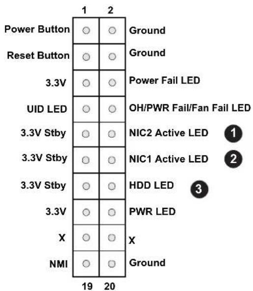 Supermicro X11DPU - HDD LED - 1