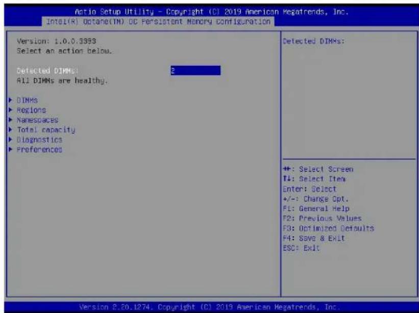 Supermicro X11DPU - Intel® Optane® DC Persistent Memory Configuration - 1