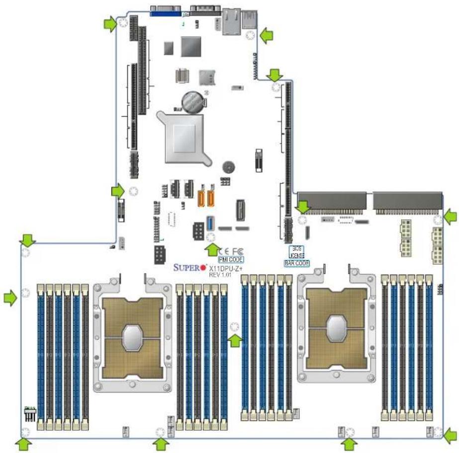 Supermicro X11DPU - Motherboard Installation - 4