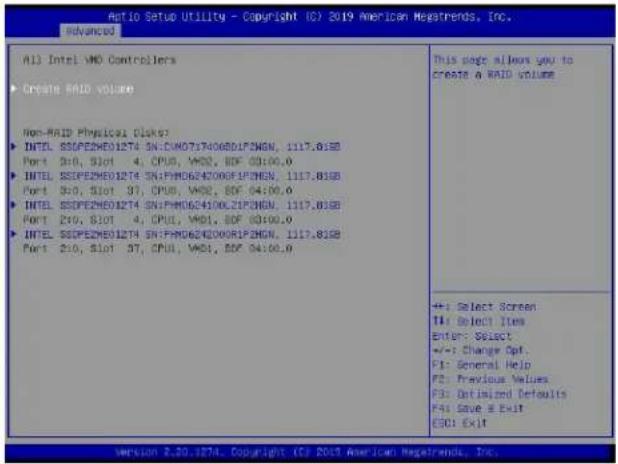 Supermicro X11DPU - Enabling a PCI Slot for VMD Support in the BIOS Setup Utility - 6