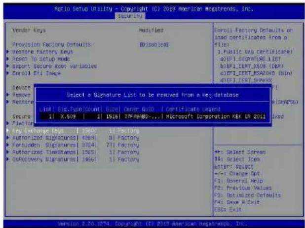 Supermicro X11DPU - ▶Key Exchange Key - 8
