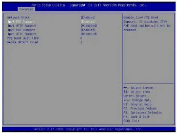 Supermicro X11DPU - Ipv4 PXE Support/Ipv6 PXE Support - 1