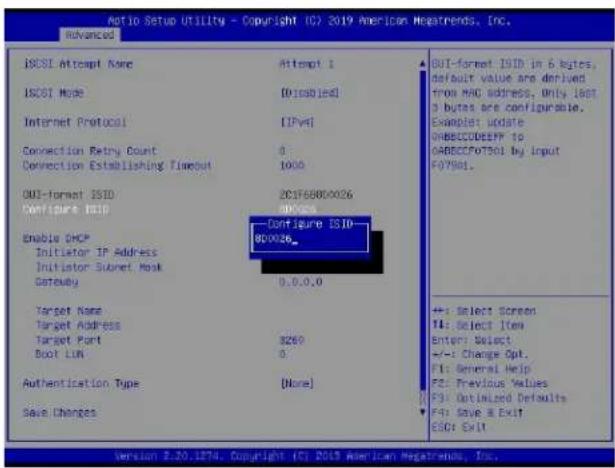 Supermicro X11DPU - Configure ISID - 1