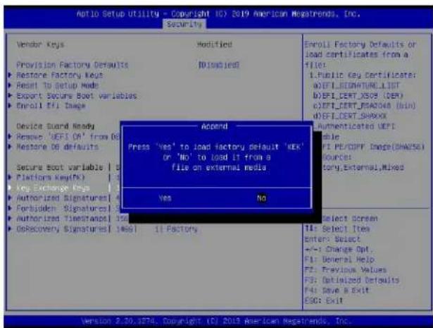 Supermicro X11DPU - ▶Key Exchange Key - 5