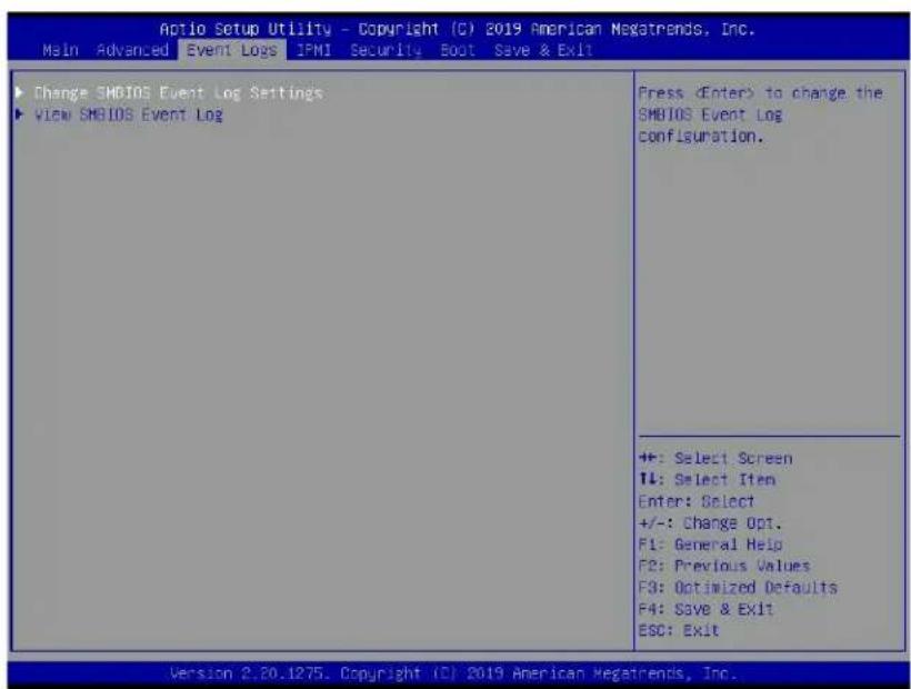 Supermicro X11DPU - Event Logs - 2