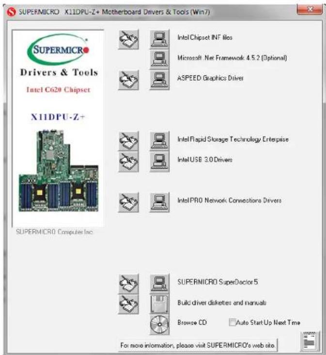 Supermicro X11DPU - B.1 Installing Software Programs - 2