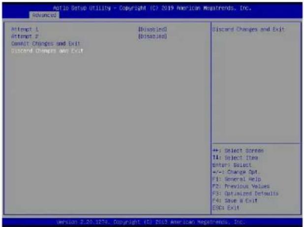 Supermicro X11DPH-i - Discard Changes and Exit - 1